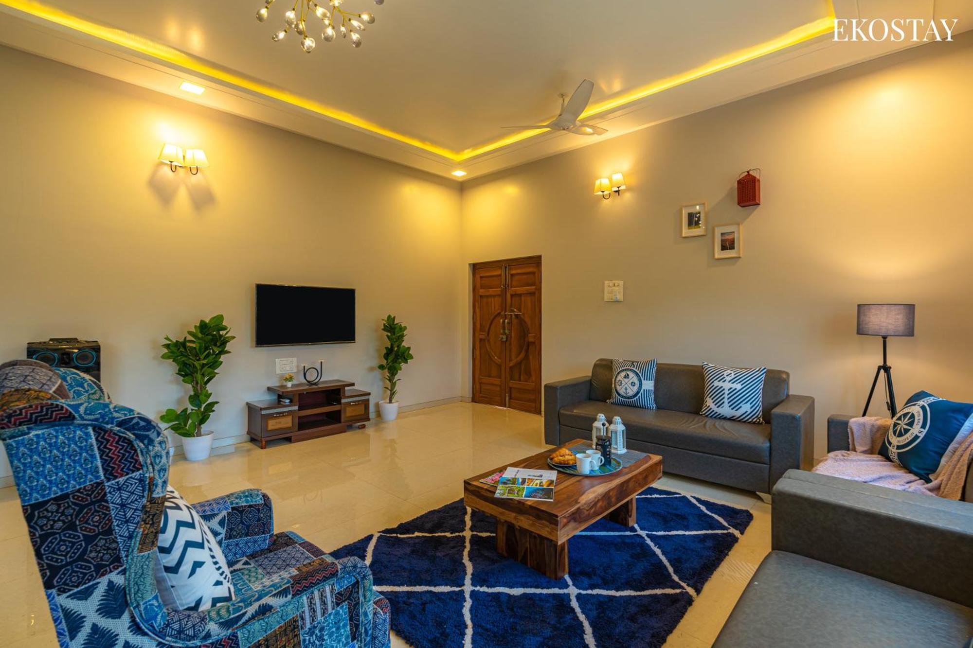 Ekostay Gold Palm Estate I Cricket Turf I Rain Dance I 2 Acre Property Karjat Exterior foto