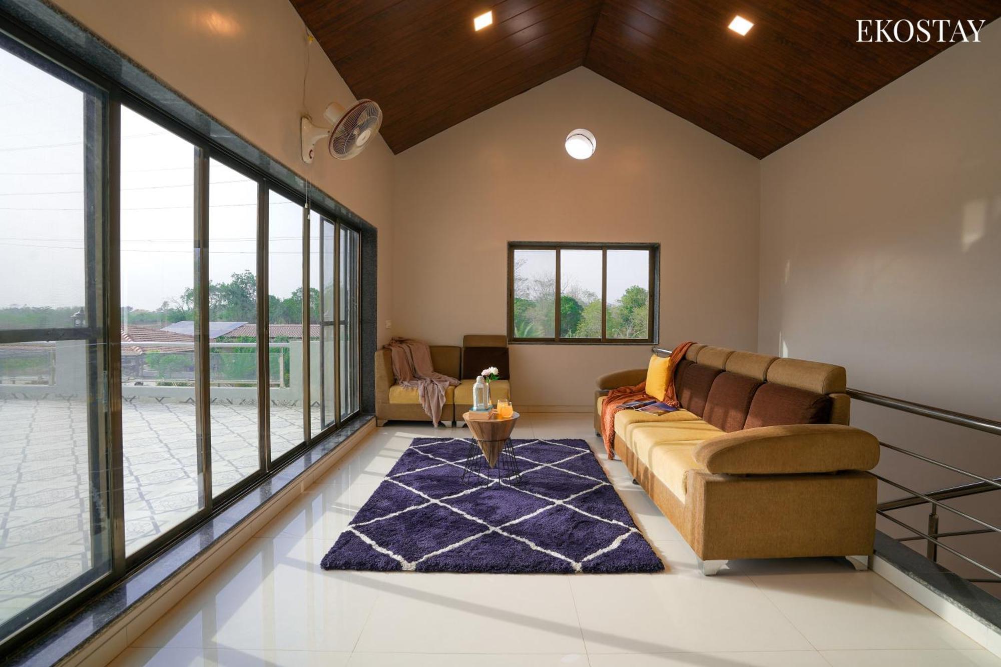Ekostay Gold Palm Estate I Cricket Turf I Rain Dance I 2 Acre Property Karjat Exterior foto