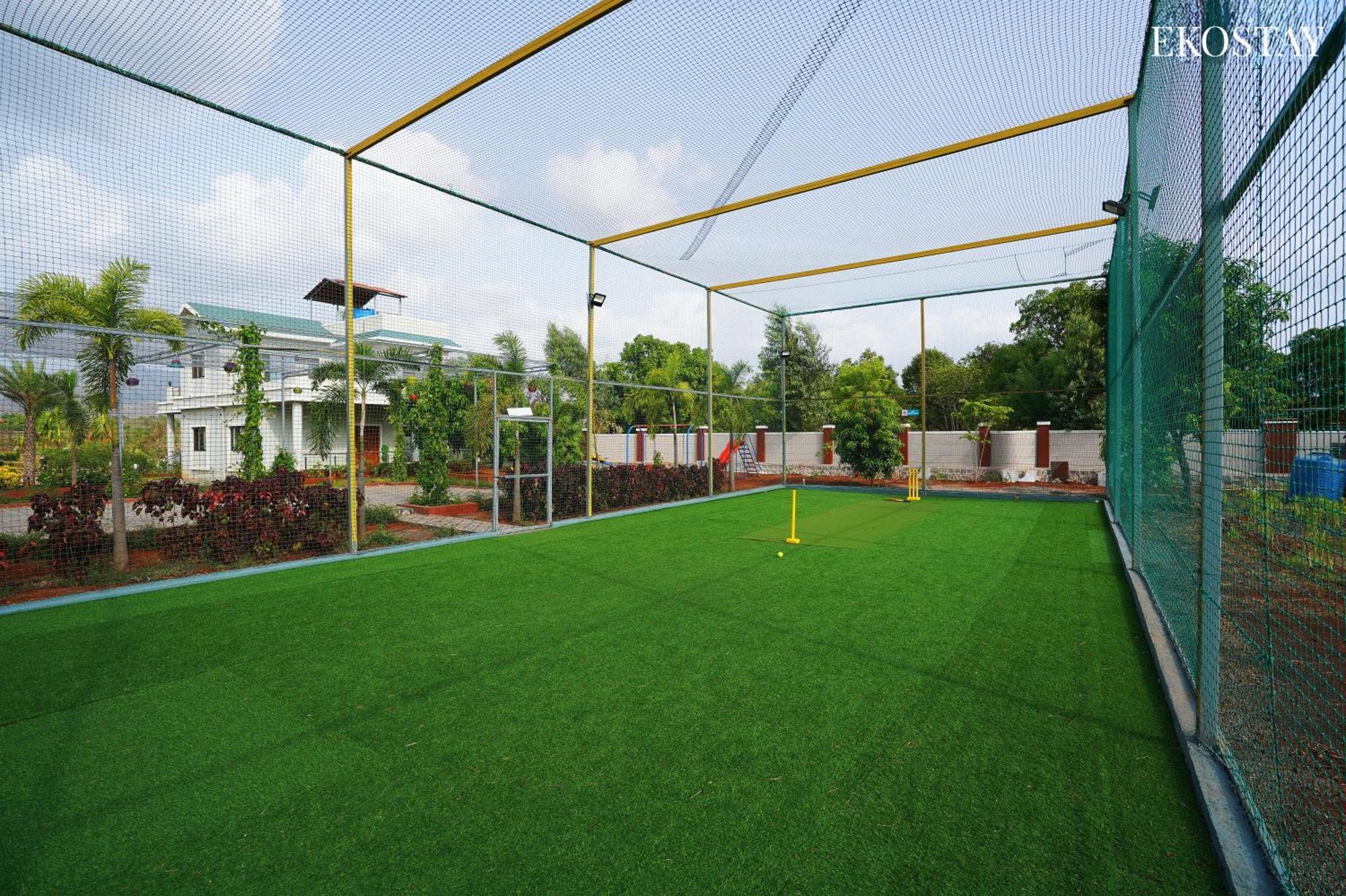 Ekostay Gold Palm Estate I Cricket Turf I Rain Dance I 2 Acre Property Karjat Exterior foto